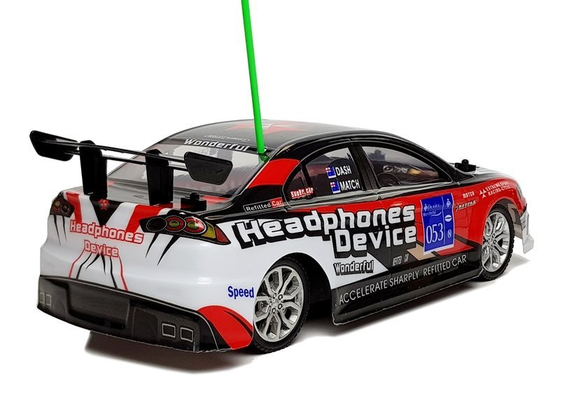 Lean toys sportinis automobilis nuotoliniu būdu valdomas r/c 27mhz raudonas