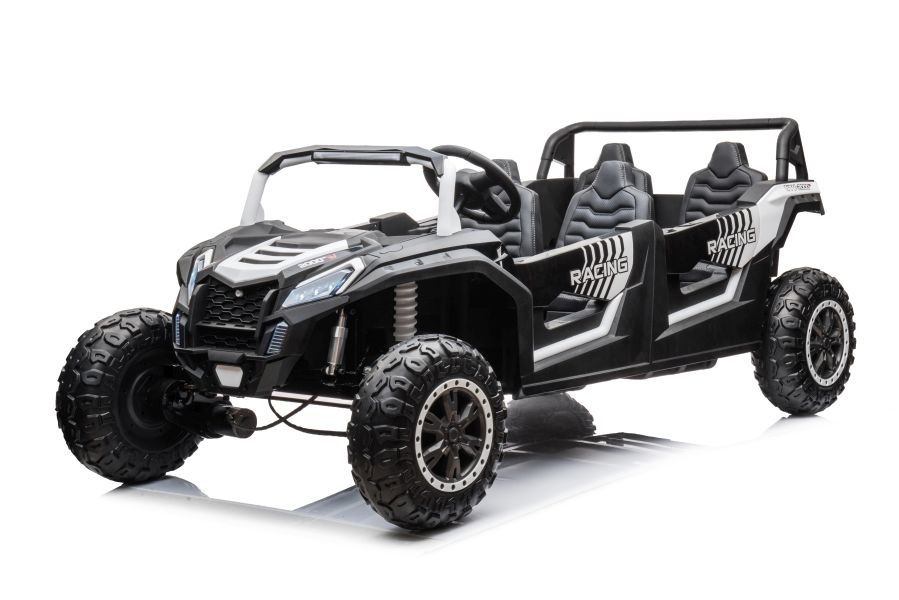 Elektromobilis buggy a033 4x4 24v, baltas
