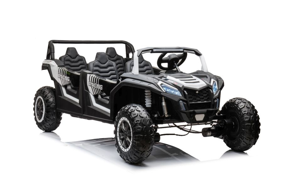 Elektromobilis buggy a033 4x4 24v, baltas