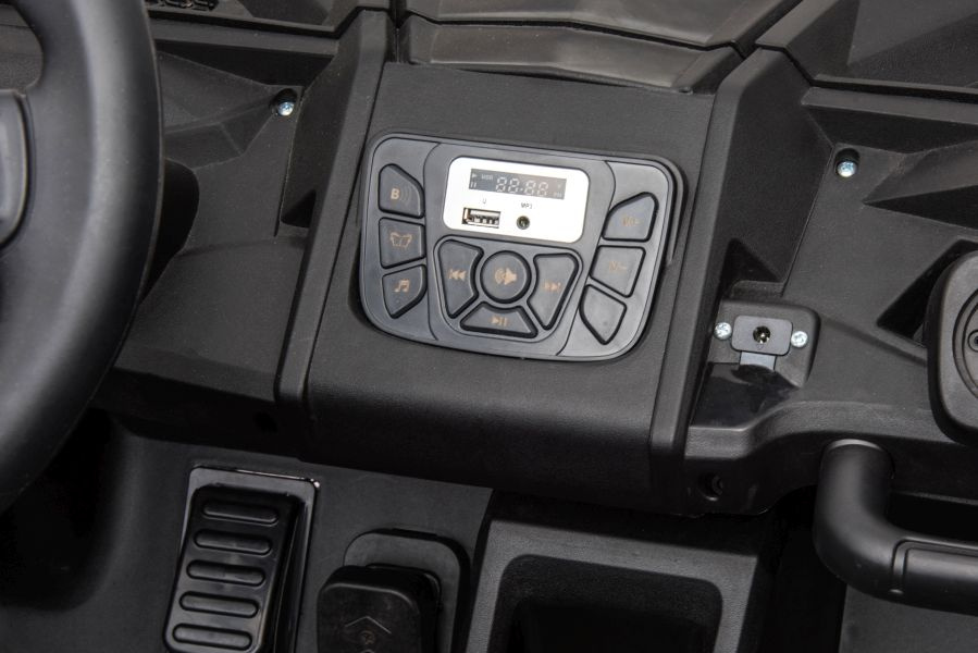 Elektromobilis buggy a033 4x4 24v, baltas