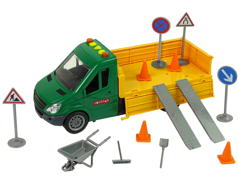 Žaislinis kelių priežiūros automobilis berniukams lean toys
