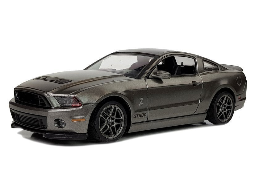 Nuotoliu valdomas automobilis lean toys ford shelby gt500 silver 2.4 g