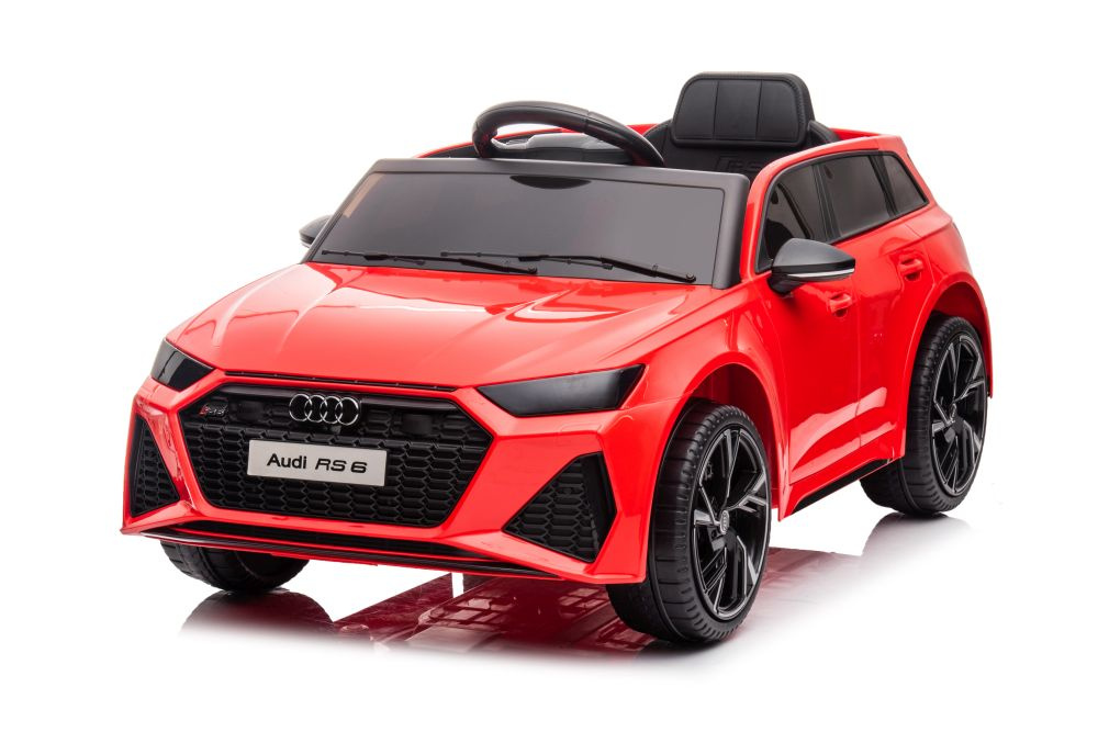 Elektrinis automobilis audi rs6 brd-2118, raudonas