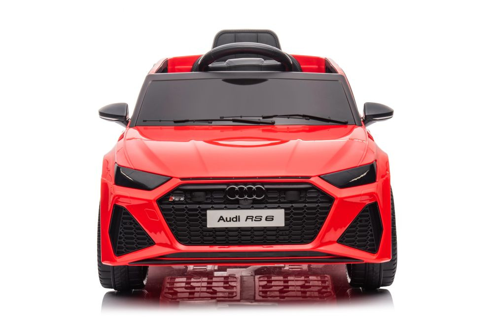 Elektrinis automobilis audi rs6 brd-2118, raudonas