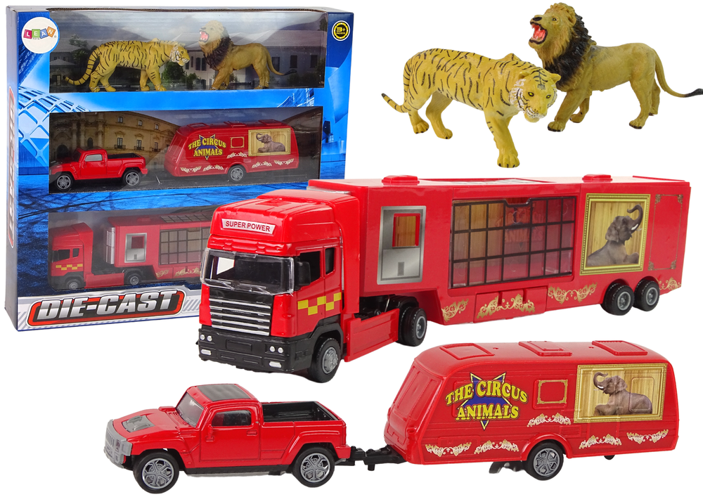 Sunkvežimis su cirko gyvūnais lean toys