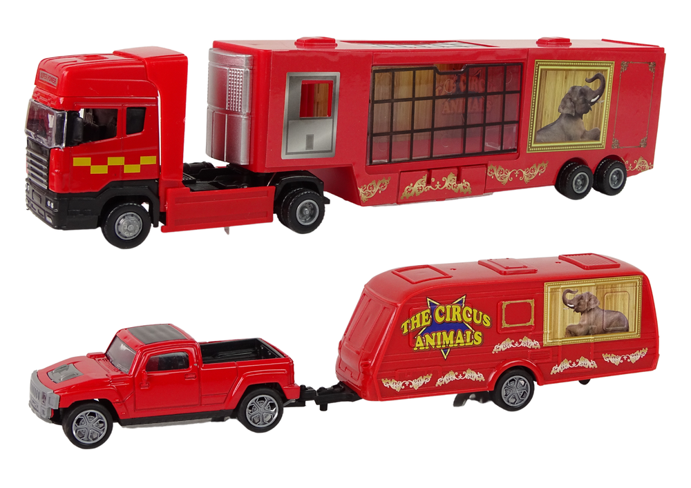 Sunkvežimis su cirko gyvūnais lean toys