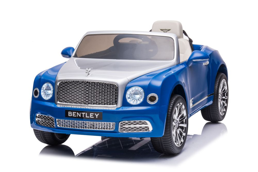 Vienvietis elektromobilis bentley mulsanne lean car, mėlynas