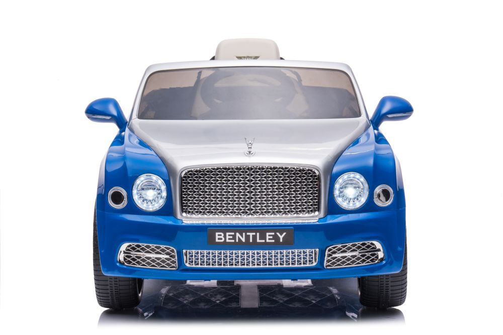 Vienvietis elektromobilis bentley mulsanne lean car, mėlynas