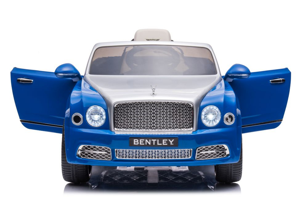 Vienvietis elektromobilis bentley mulsanne lean car, mėlynas