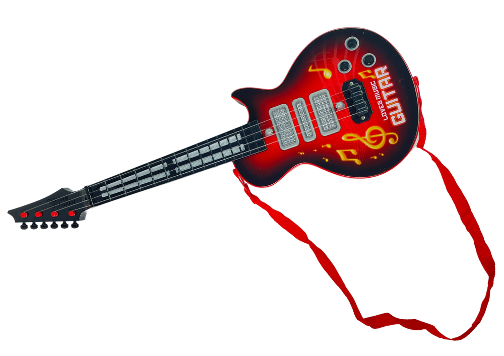 Vaikiška gitara star strings, raudona