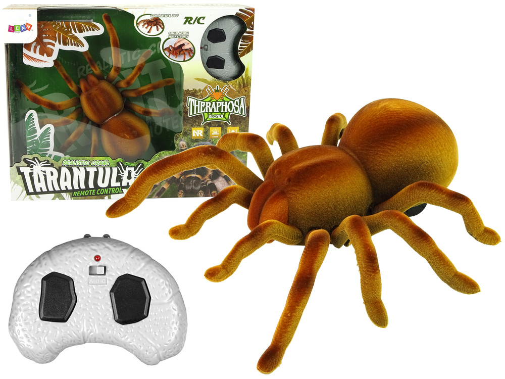 Lean Toys Nuotolinio Valdymo Pultas Spider Tarantula Infrared Brown R/C