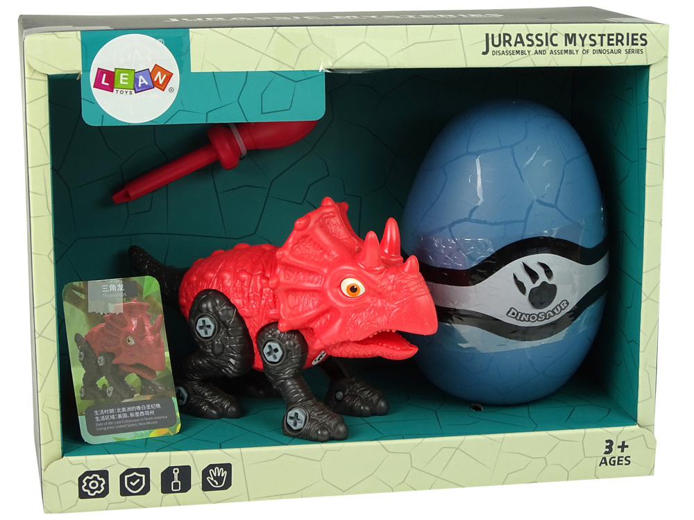 Konstruktorius diy dinosaur triceratops