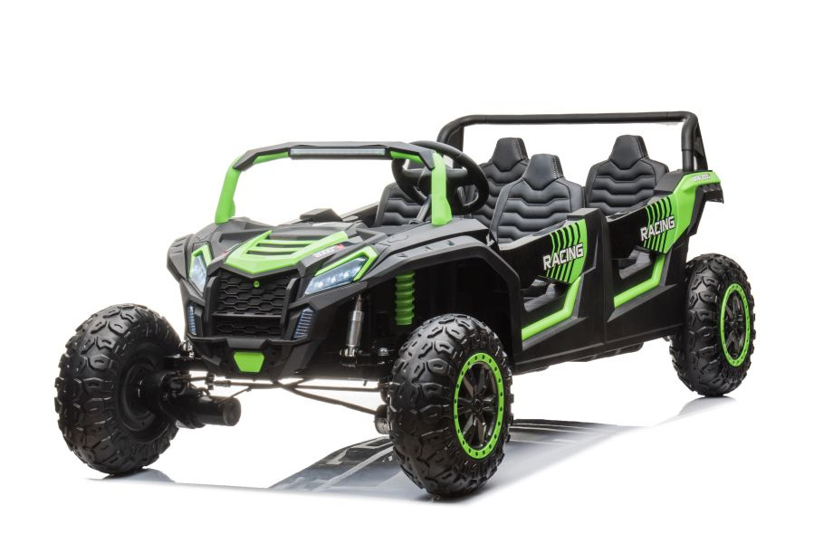 Elektromobilis buggy a033 4x4 24v, žalias