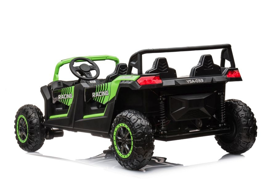 Elektromobilis buggy a033 4x4 24v, žalias
