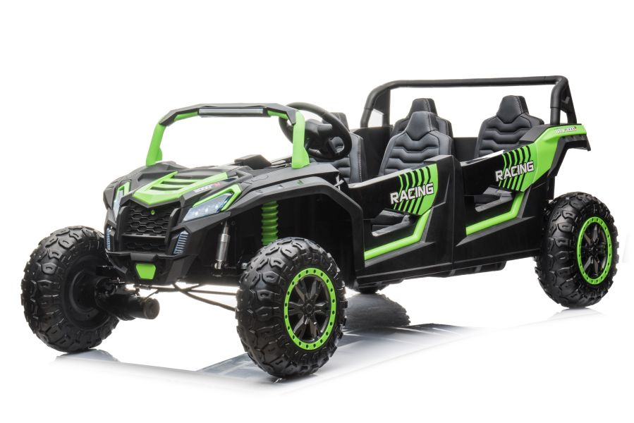 Elektromobilis buggy a033 4x4 24v, žalias