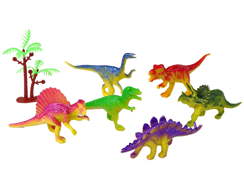 Automobilių trasa su dinozaurais