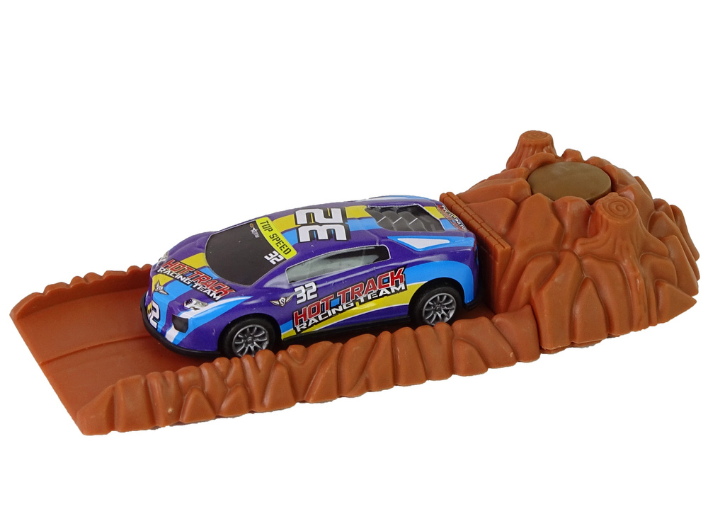 Automobilių trasa su dinozaurais