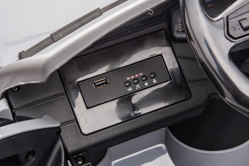 Vienvietis vaikiškas elektromobilis lean cars audi rs6 brd-2118, pilkas
