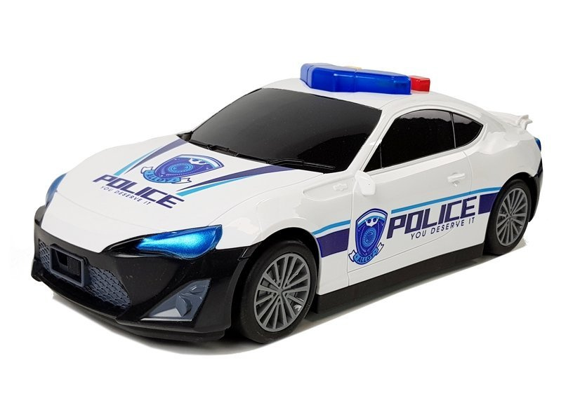 Automobilis su policininko figūrėlė 2in1