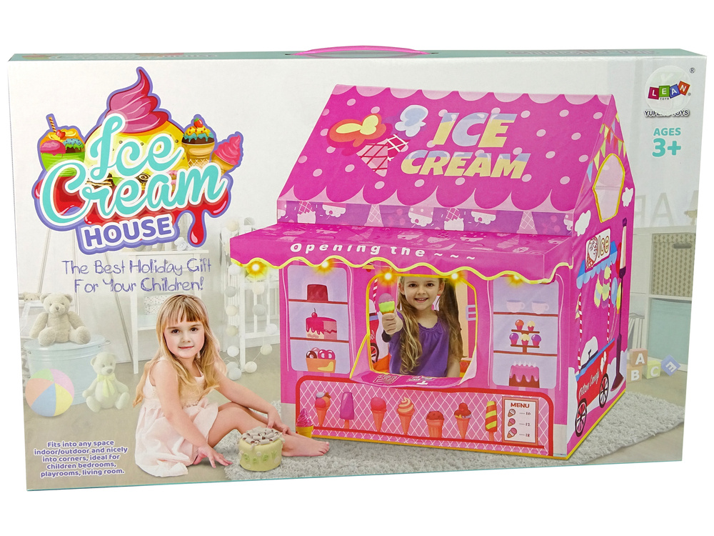 Ledų parduotuvė vaikams lean toys, rožinė