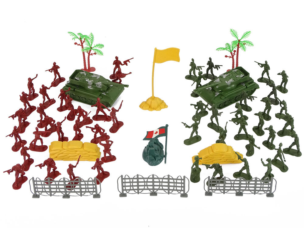 Karinių figūrėlių ir tankų rinkinys military super power leantoys