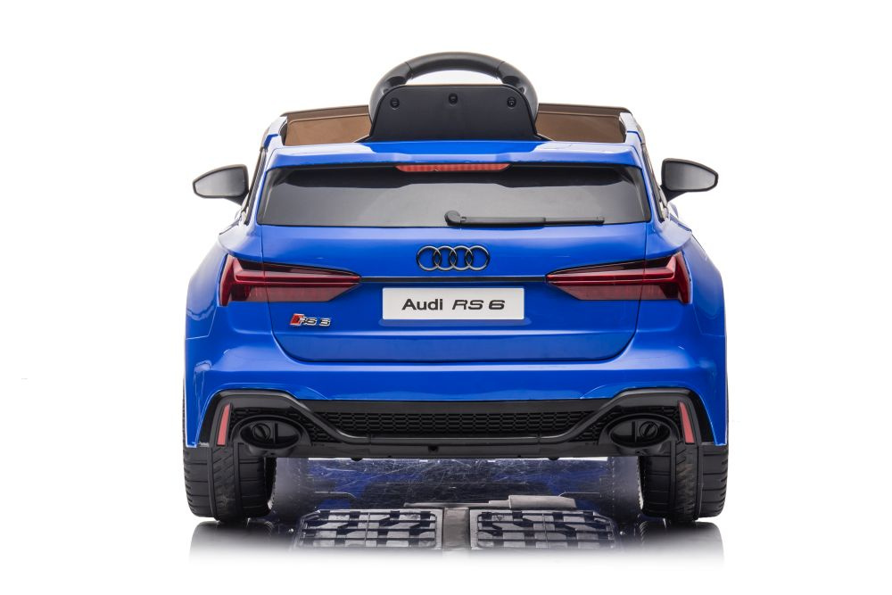 Elektrinis automobilis audi rs6 brd-2118 mėlynas
