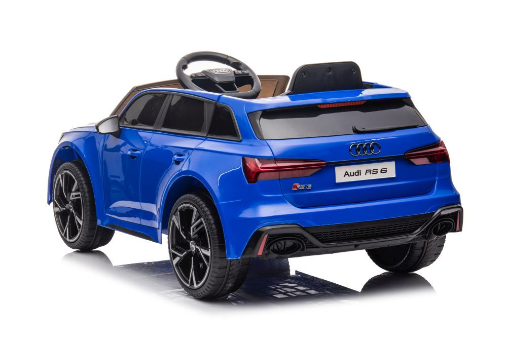 Elektrinis automobilis audi rs6 brd-2118 mėlynas
