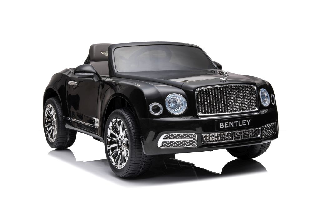 Vienvietis elektromobilis bentley mulsanne lean car, juodas