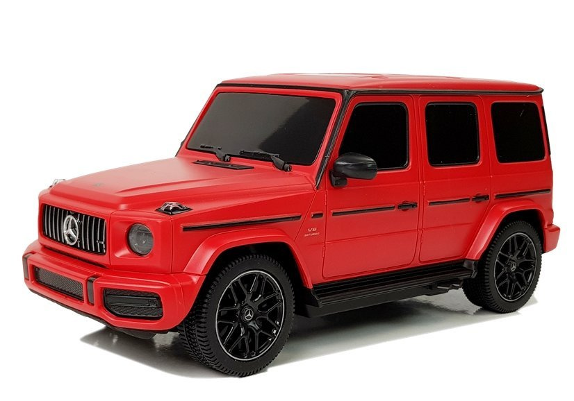 Lean toys Automobilis Mercedes AMG G63 Remote Controlled R/C 1:24 Red 2.4 G