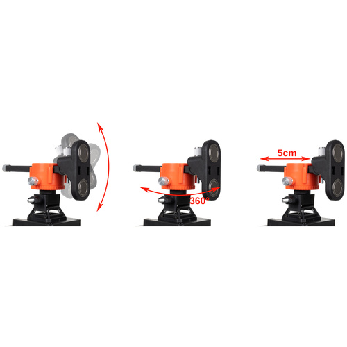 Lazerinis gulsčiukas 360°, 4D, žalias lazeris