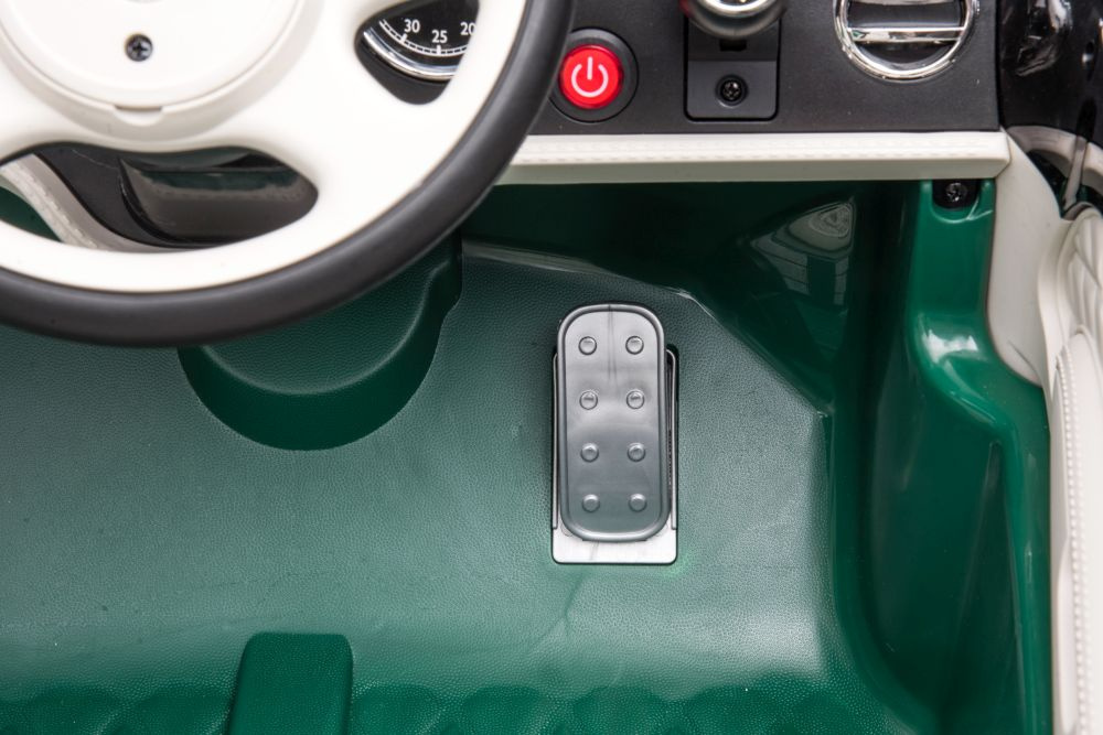 Vienvietis elektromobilis bentley mulsanne lean car, žalias