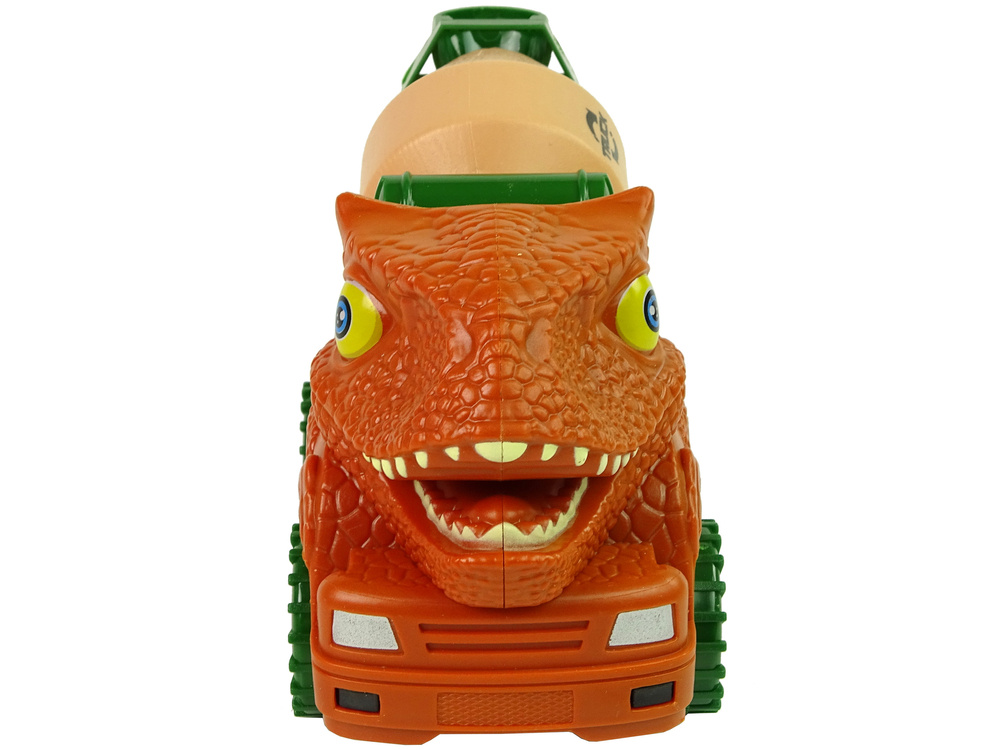 Surenkamas sunkvežimis dinosaur truck, oranžinis
