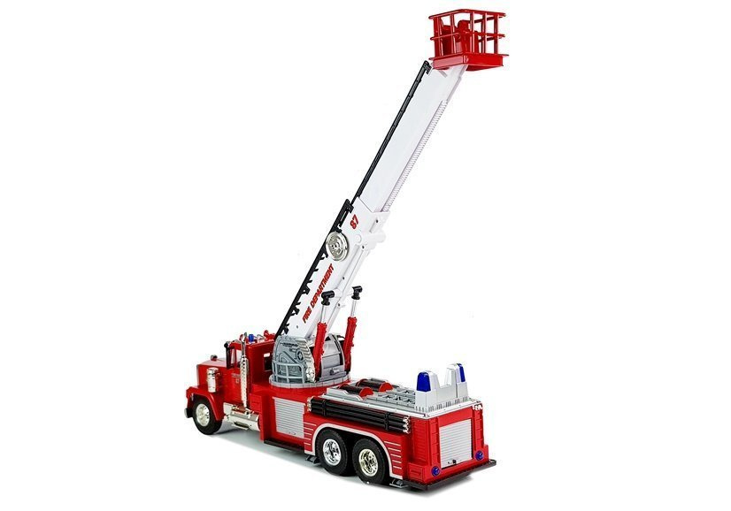 Gaisrinės mašina su nuotoliniu valdymu ir ištraukiama kopėčia, 60 cm, 1:18 3