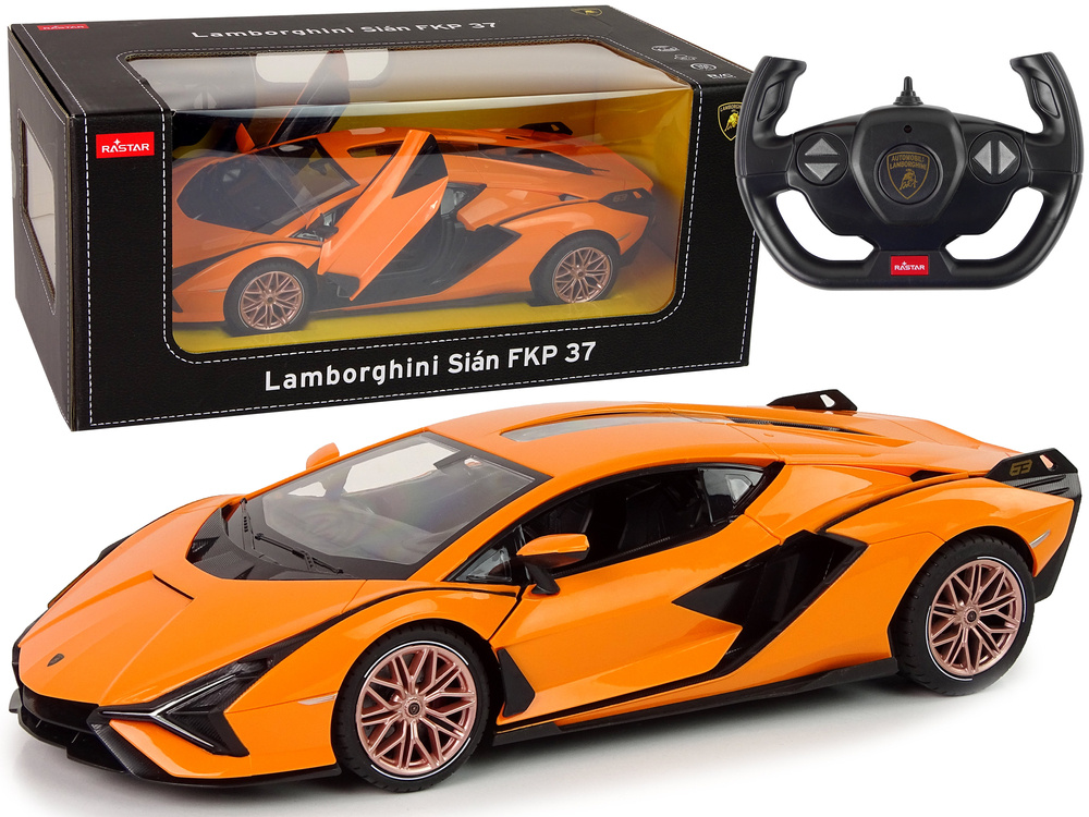 Nuotoliniu būdu valdomas automobilis lamborghini sian fkp 37 rastar 1:14