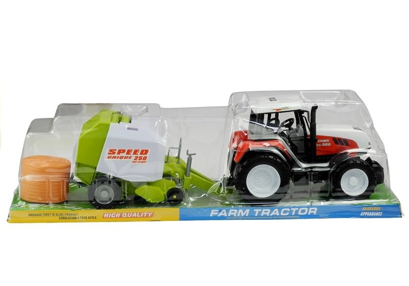 Traktorius su presu lean toys, 65 cm