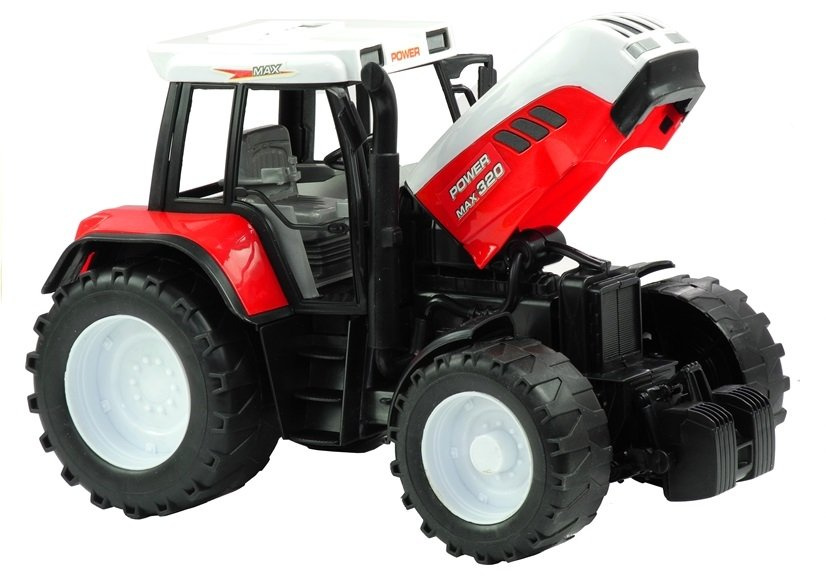 Traktorius su presu lean toys, 65 cm