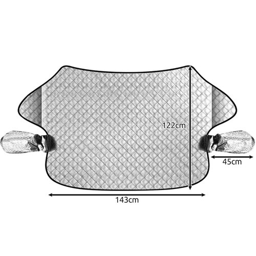 Automobilio priekinio stiklo apsauginis kilimėlis iso trade 143x122 cm 2