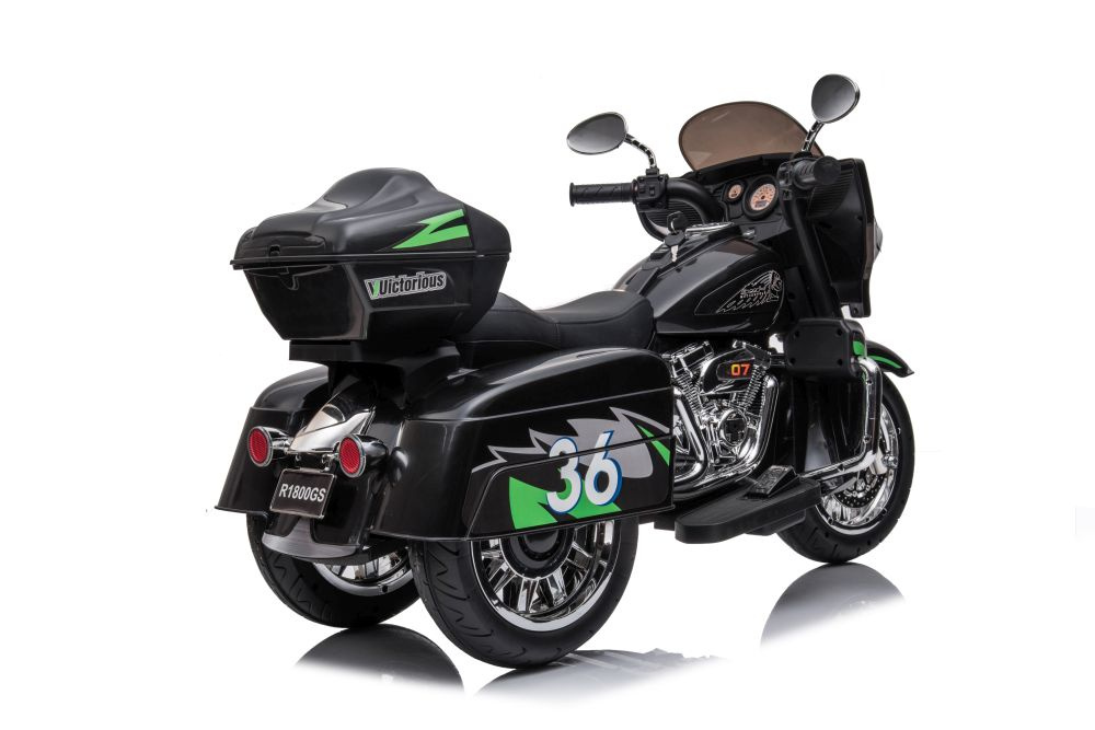 Vienvietis vaikiškas elektrinis motociklas goldwing nel-r1800gs