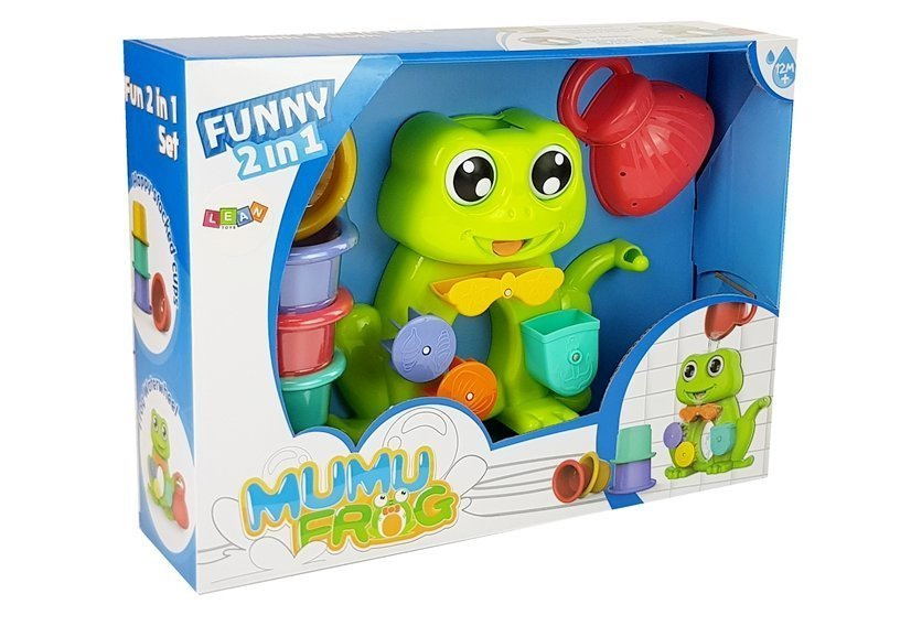 Lean toys Vonios rinkinys krioklys varlė + kibirai
