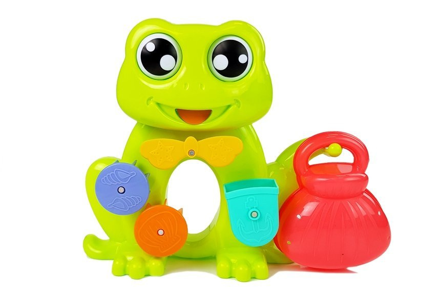 Lean toys Vonios rinkinys krioklys varlė + kibirai