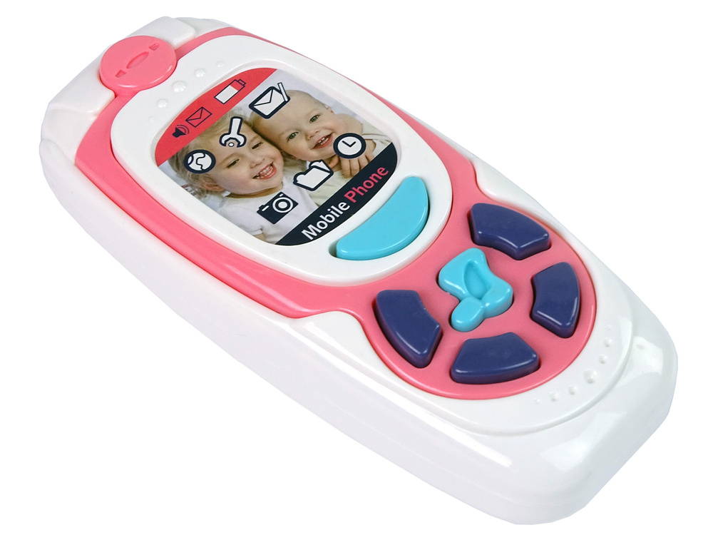 Vaikiškas mobilusis telefonas su garso efektais lean toys