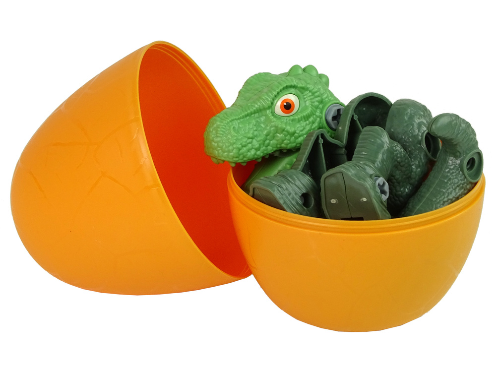 Dinozaurų rinkinys su atsuktuvu berniukams lean toys, žalias