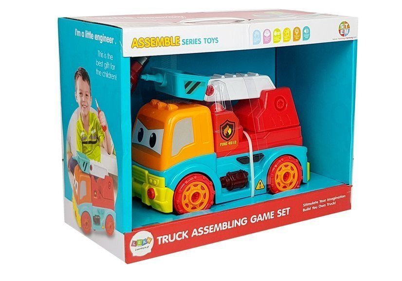 Gaisrinis automobilis ugniagesių brigada lean toys