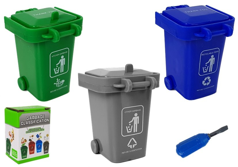 Žaislinė atliekų rūšiavimo mašina lean toys, oranžinė
