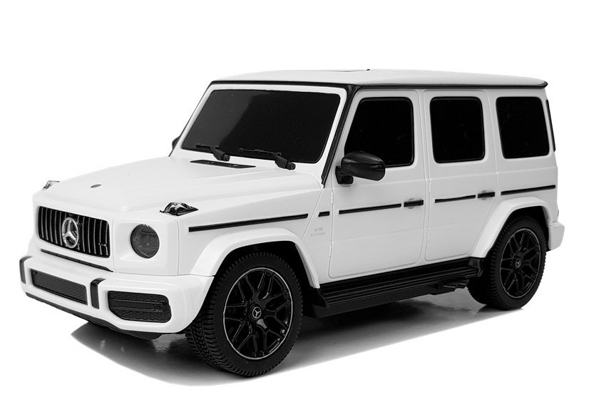 Lean toys Automobilis Mercedes AMG G63 RC R/C 1:24 White 2.4 G