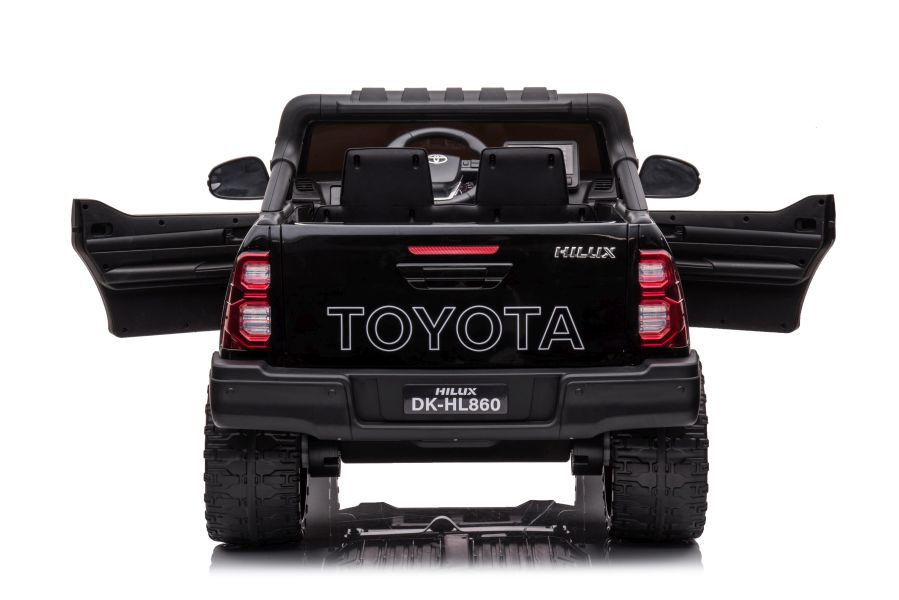Akumuliatorinis vaikiškas automobilis Toyota Hilux 4×4 DK-HL860, juodas