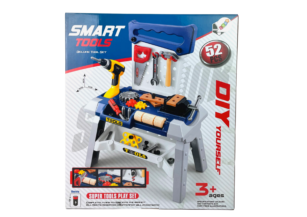 Dirbtuvių rinkinys Lean toys, 52 vnt