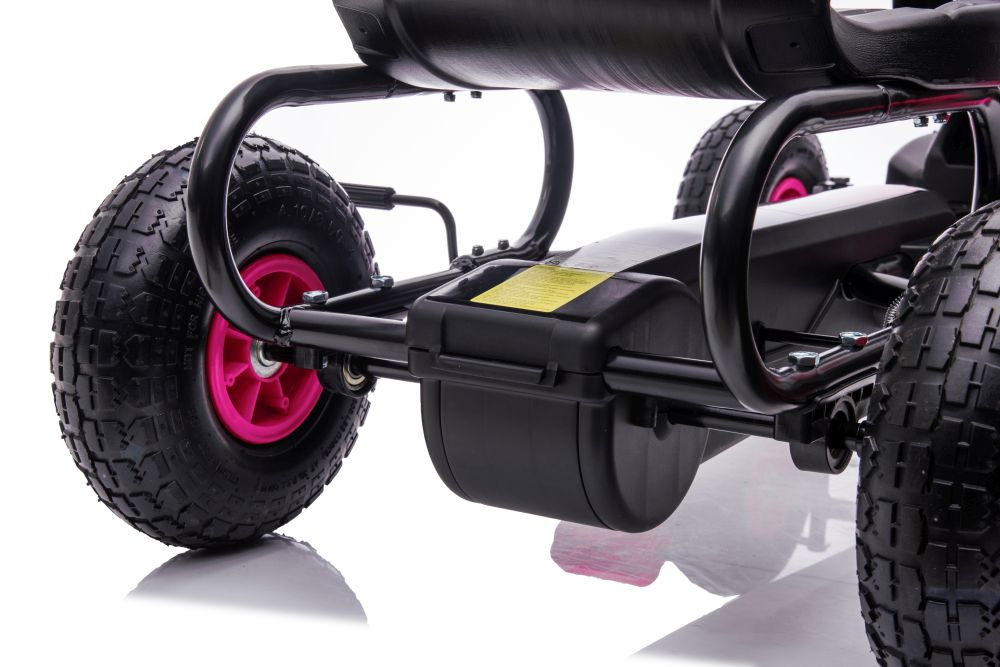Vaikiškas pedalinis kartingas lean cars g18, rožinis