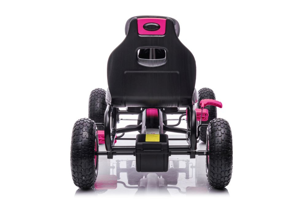 Vaikiškas pedalinis kartingas lean cars g18, rožinis