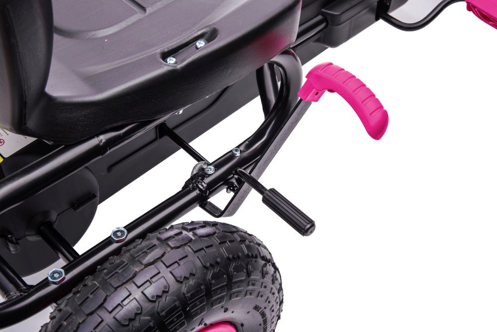 Vaikiškas pedalinis kartingas lean cars g18, rožinis